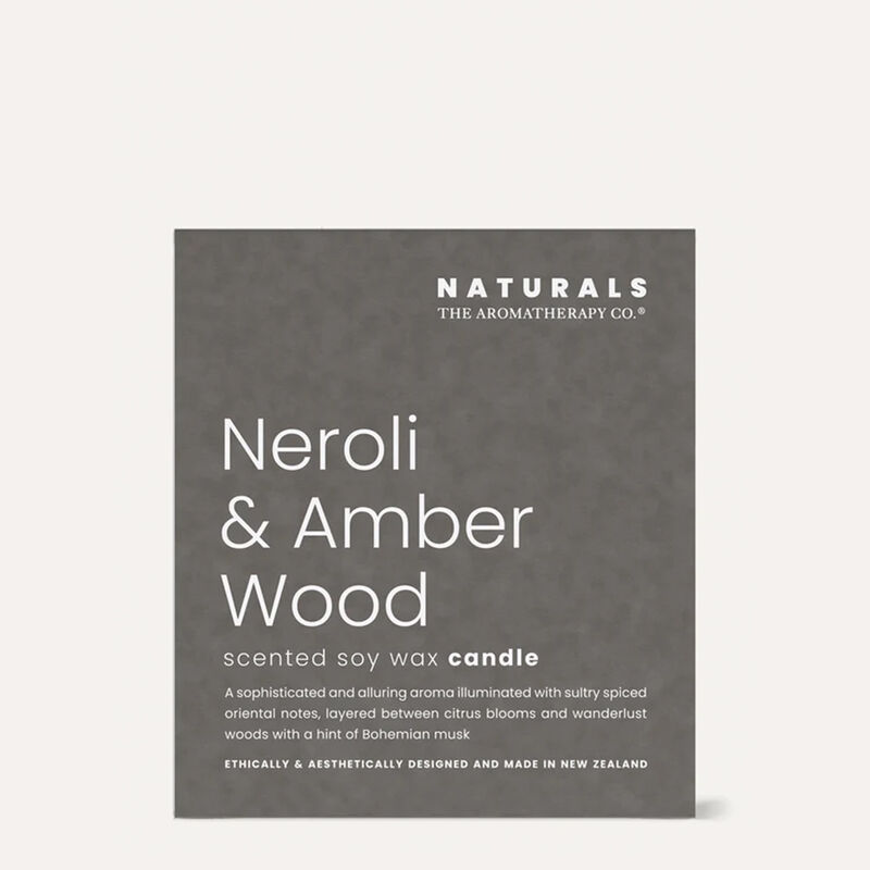 The Aromatherapy Co. Naturals Candle 400g - Neroli & Amber Wood image number 1